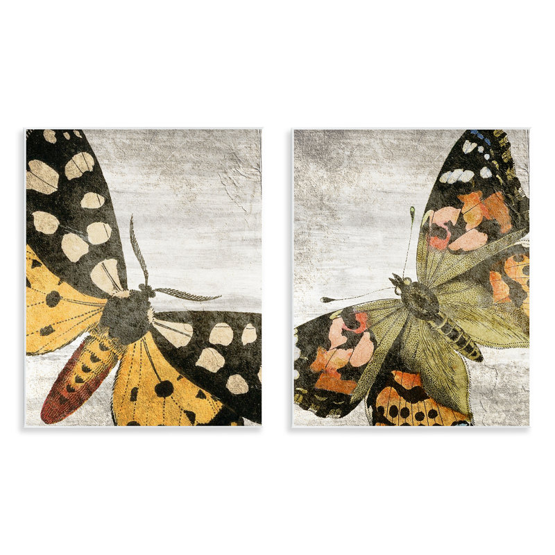 Ensemble de 2 plaques murales vintage par Kim Allen