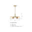 Lustre linéaire moderne Spoutnik Kulthum Light-1321051223
