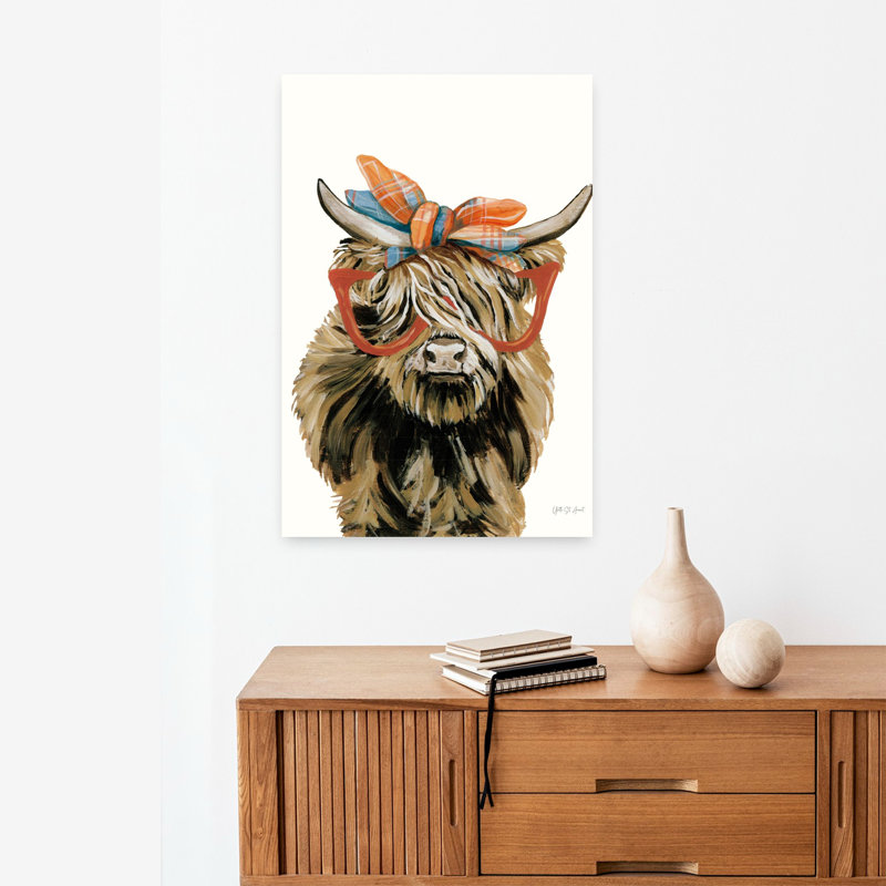 Vache BCBG, H 24 po x l 16 po
