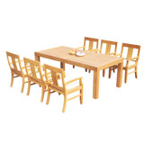 Samir Outdoor 11 - Piece Teak Dining Set