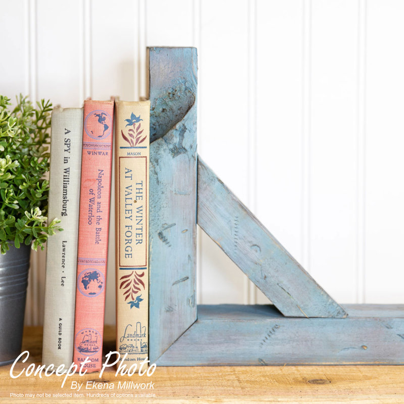 Driftwood Blue Pine Rustic Farmhouse Shelf Bracket
