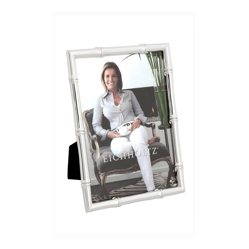 Cadre photo simple en bois Nygaard, 5 po x 7 po, Argent