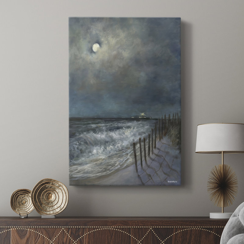 The Beach Fence I -Gallery Wrapped Cavas, 18" H x 12" W