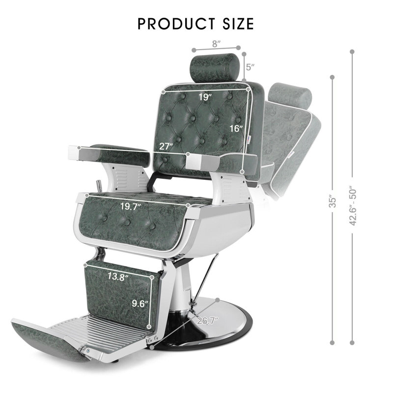 Fauteuil de massage en faux cuir, Similicuir vert