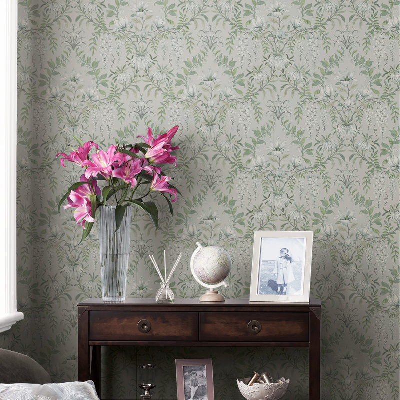 Rouleau de papier peint Laura Ashley Parterre, Sauge