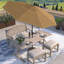 Parasol de marché 9 pi Jelks-1199140493