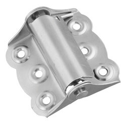 Charnière de porte simple à ressort H 9 po x l 4,5 po, Zingué