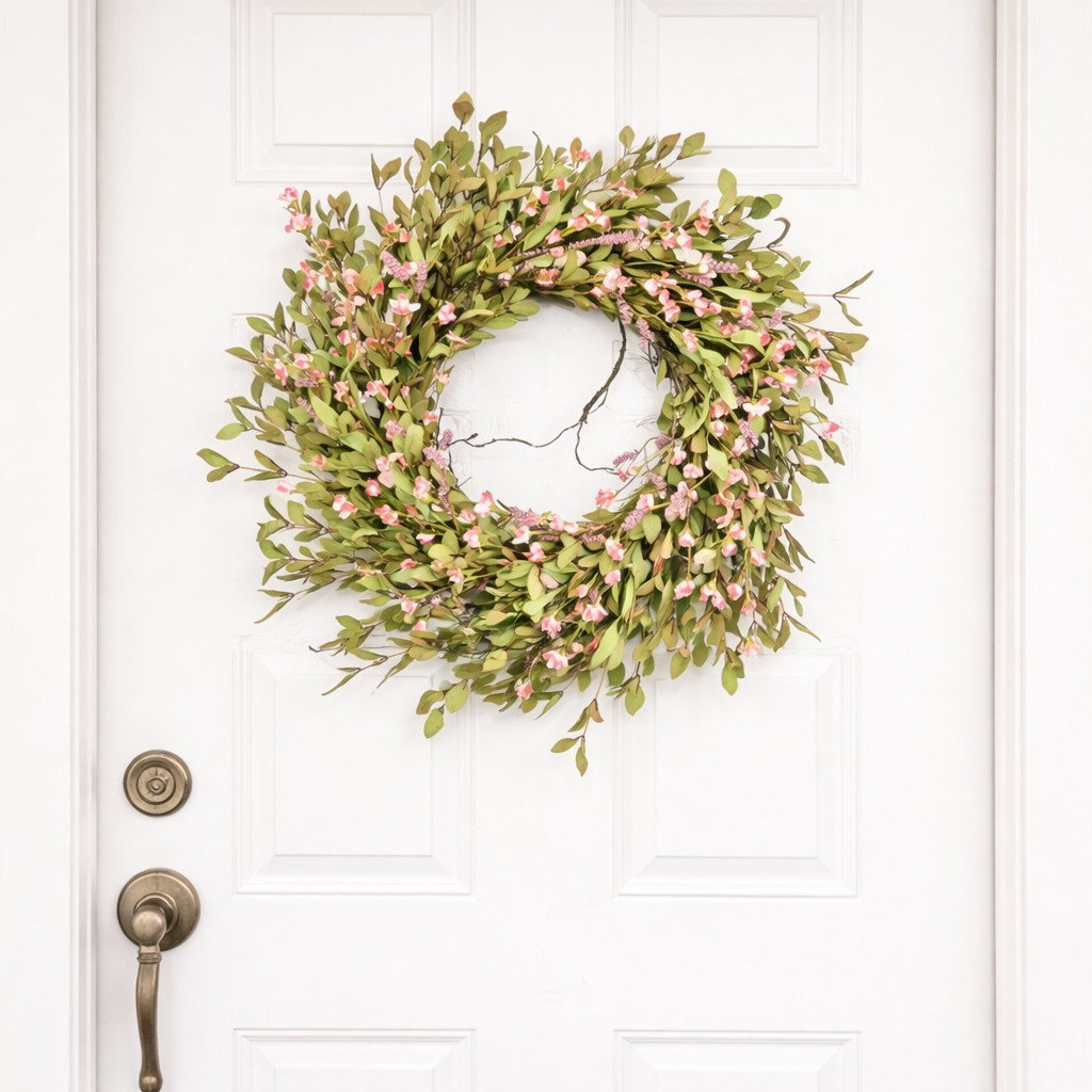 24" Handcrafted Eucalyptus Berry Wreath