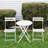 Demia 2 - Person Metal Patio Dining Set with Round Table-1377638464