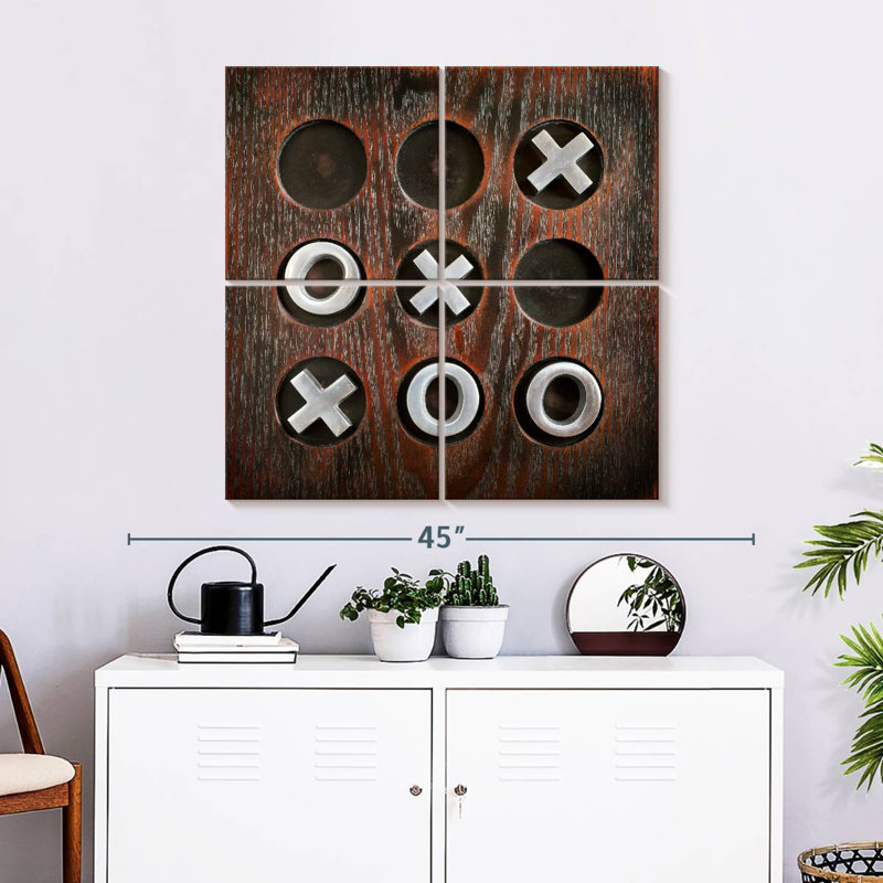 Senne Wooden Tic Tac Toe, 32'' H x 32'' W