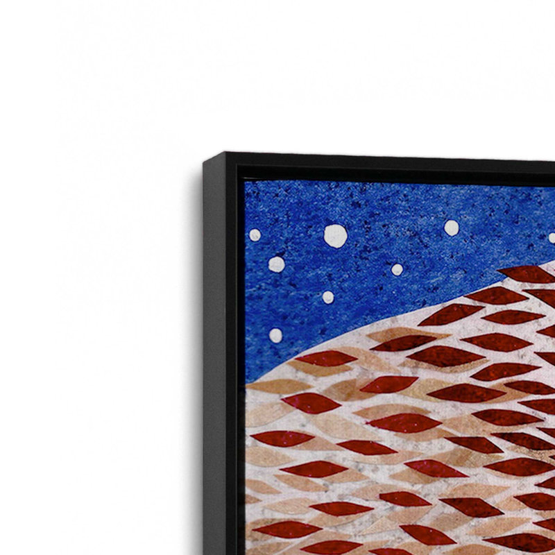 «Wilderness Collage VI» par Kim Conway, reproduction d'art sur toile, H 12 po x l 8 po, Noir