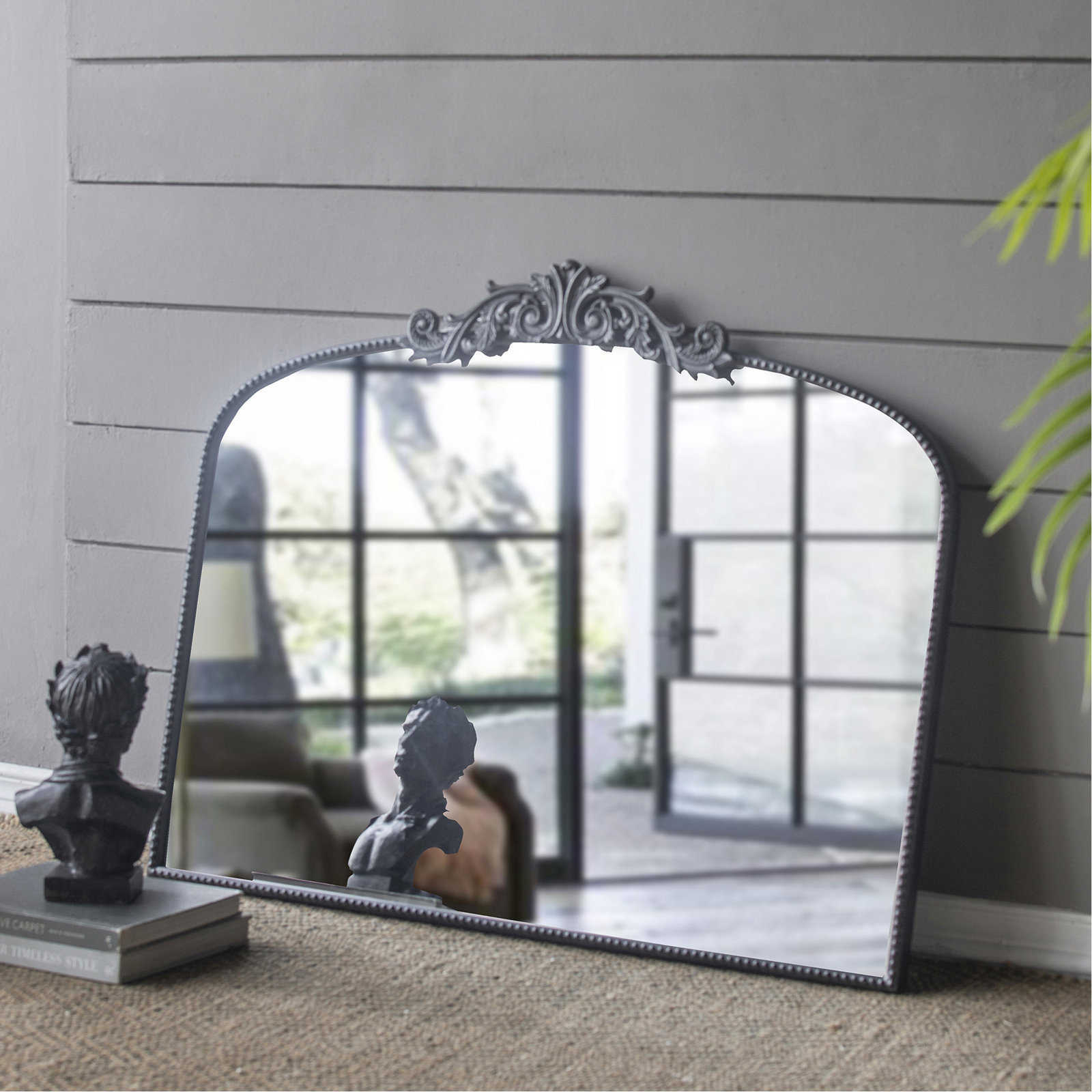 Emmeline Full-Length Mirror, Black, 31" x 40"