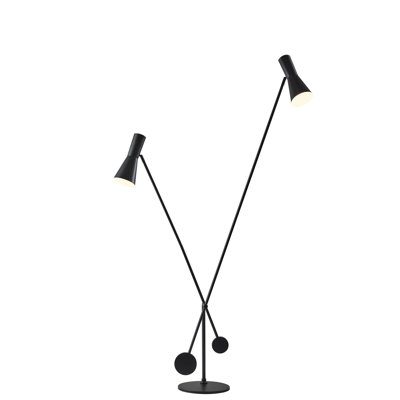 Bond 72.5'' Black Task Floor Lamp