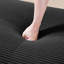 Canapé modulaire en forme de L Boneless en velours côtelé avec repose-pieds-1941804814