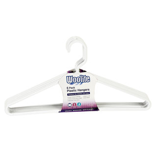 Cintre en plastique pour costume / manteau (Ensemble de 6)