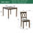 Elegant 5-Piece Modern Dining Set with MDF and Birch Veneer