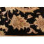 Tapis noir Peshawar Oushak 6 pi 3 po x 9 pi 1 po