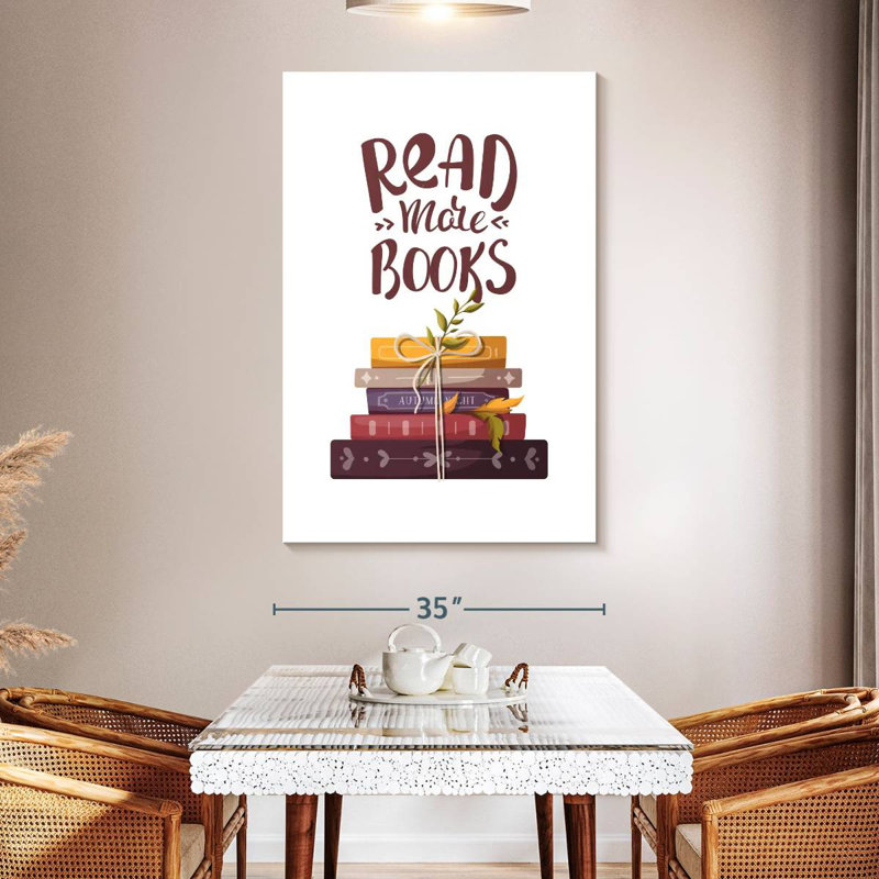 Senne Read More Books, 51" H x 34" W