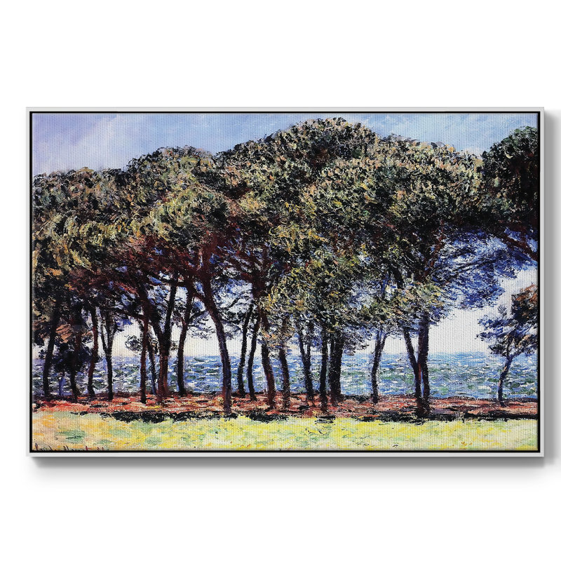 Pins, Cap d'Antibes, 1888, Blanc, H 17 po x l 25 po x P 2 po