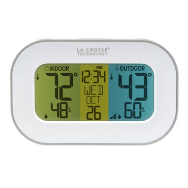 EAGLE PEAK Digital Hygrometer Thermometer Humidity Gauge with Backligh