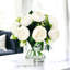 Silk Peony Arrangement in Vase