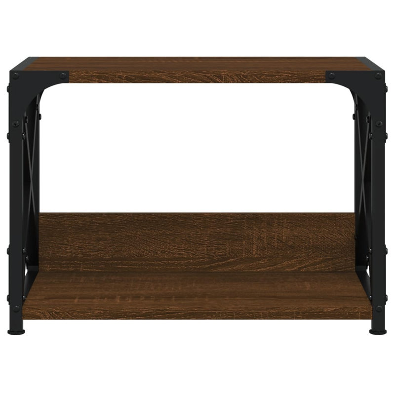 Denville Monitor Stand, Brown Oak