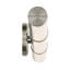 Applique murale Rosh de 61,6 cm (24,25 po) en nickel brossé avec DEL à température de couleur constante et abat-jour en verre blanc-108202135