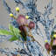 Ornements de fleurs simulées