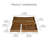 Flavio Solid Wood Large Serving Tray - Set of 3