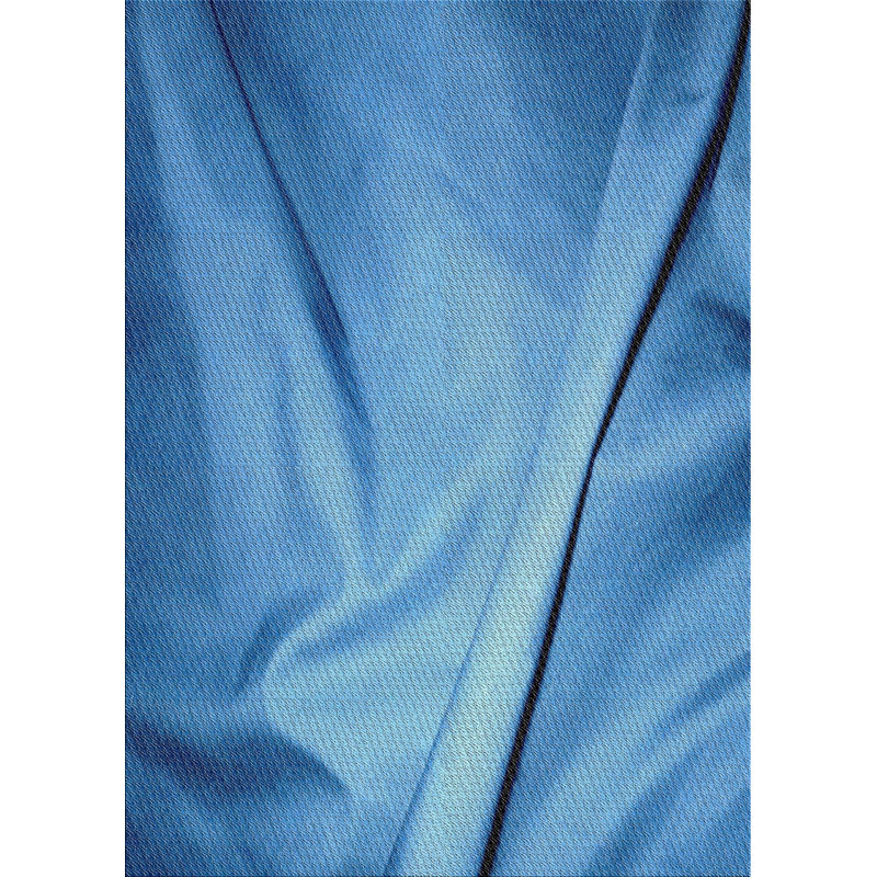 Tapis bleu en laine touffeté à la main Lynna