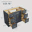 Armoire de meuble-lavabo autoportante 48 po-105225404