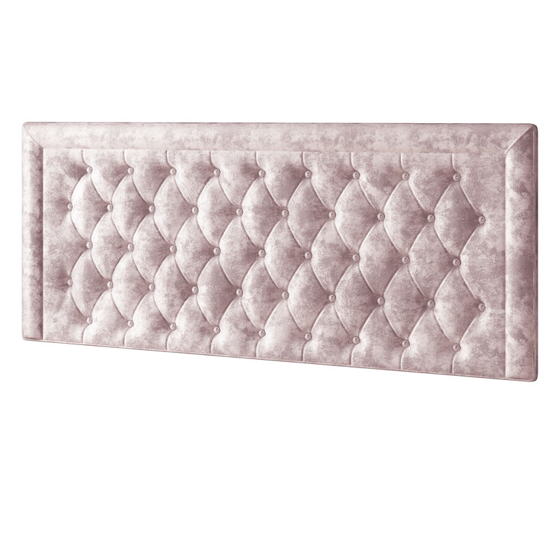 Scarborough Upholstered Headboard, Double (4'6), Pink