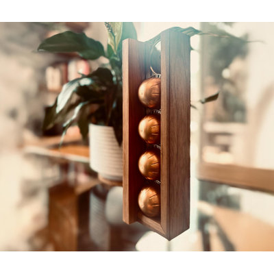Wooden Coffee Capsule Holder, Nespresso Vertuo