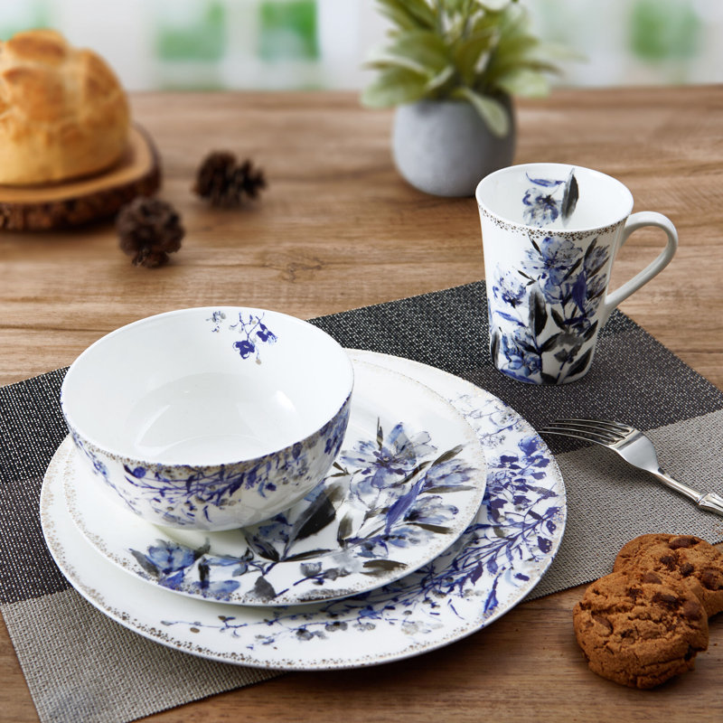 Kaia Platinum 11 in. Dinner Plates