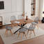 Dining Chairs - Nordic Style Dining Chair - Mesh Backrest - Solid Wood Legs-1956994511-1958533017