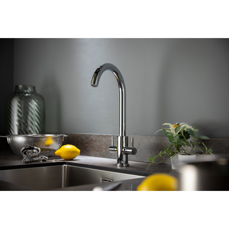Abode Marido Dual Lever Mixertap, Chrome