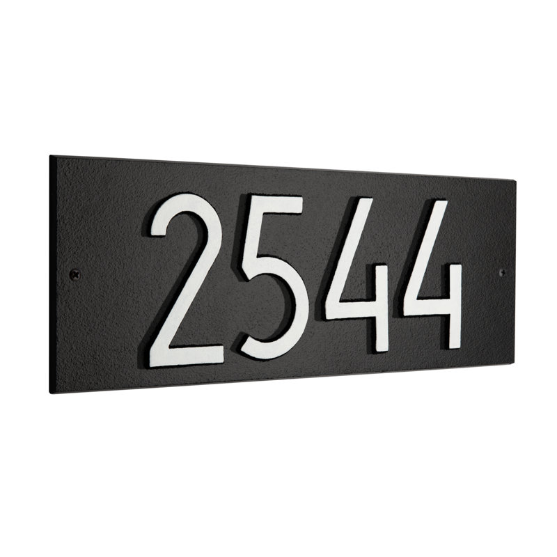 Rectangle Mid-Century moderne, Noir / blanc, Oui
