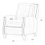 Fauteuil inclinable Molucca Jefferson-1443811466