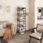 146cm H x 36cm W Steel Bookcase