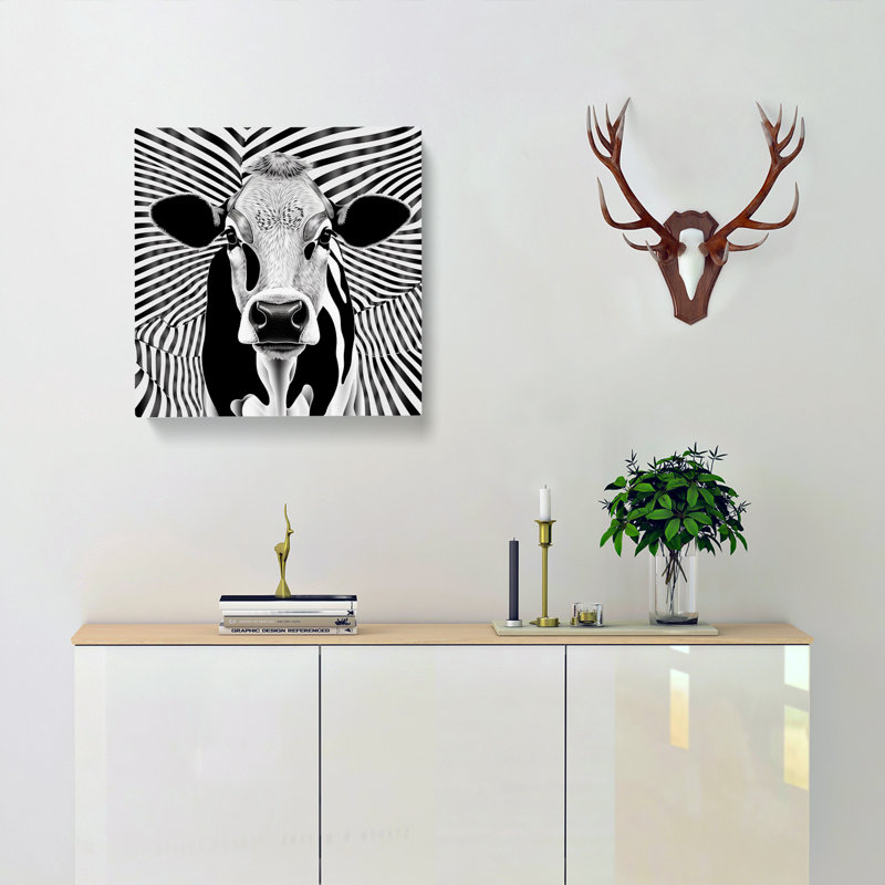 Cow Op Art - Print