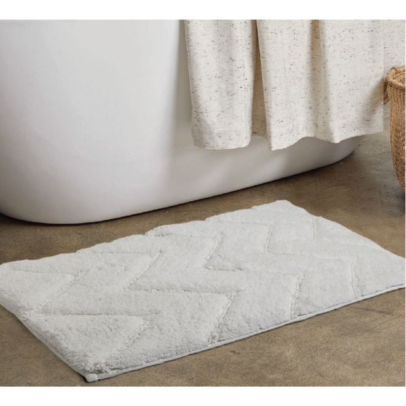 Desrae Cotton Blend Bath Mat