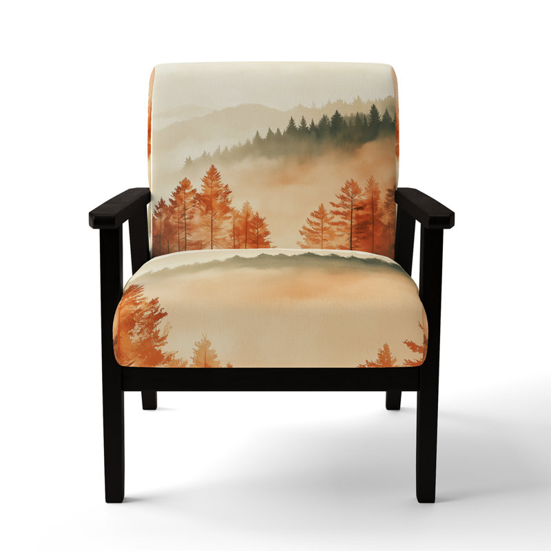 Chaise d'appoint Forest, Black Square Arms
