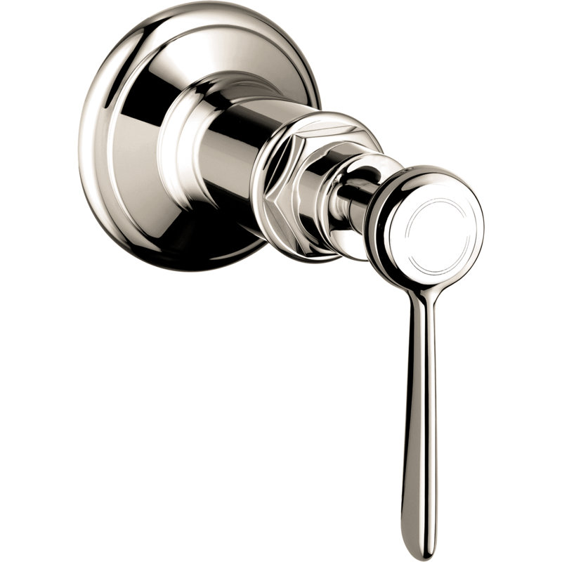 AXOR Montreux Volume Control Trim With Lever Handle Valve Trim Only, Polished Nickel