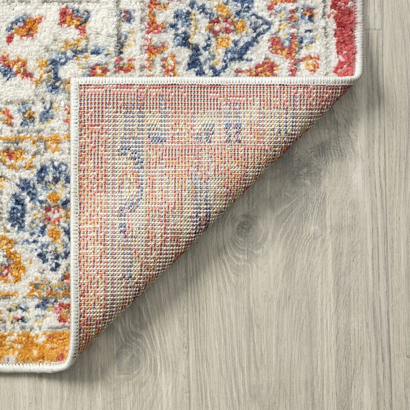 Tapis oriental Adilene, Tapis de couloir 2 pi 3 po x 7 pi 3 po