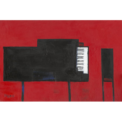 The Piano by Samuel Dixon - Wrapped Canvas Art Prints