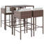 Ensemble de bar en métal avec tabourets-146037113-139162801
