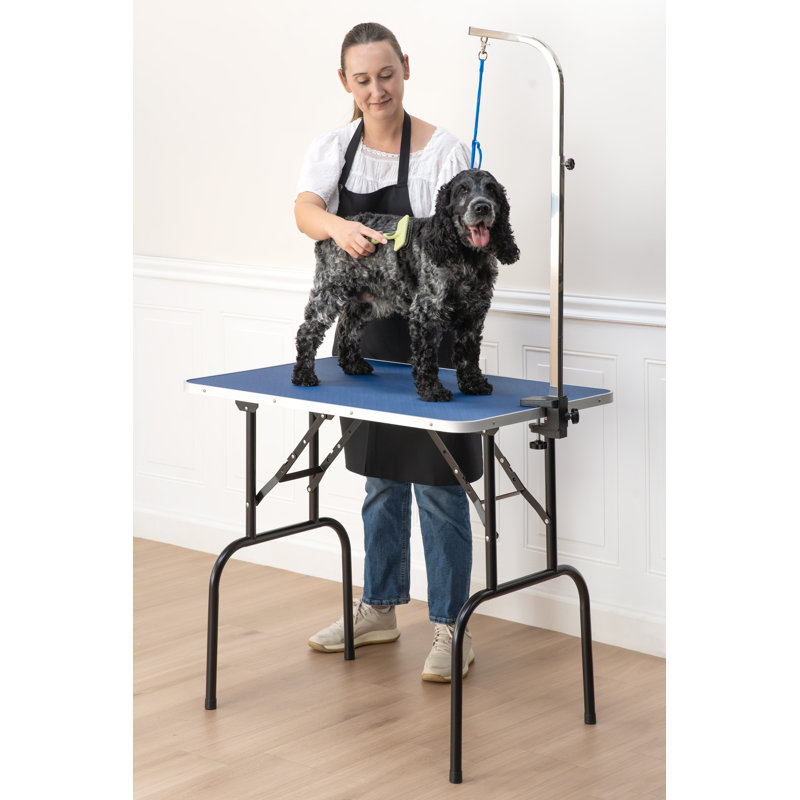 Foldable Tabletop Grooming Table, 31" H x 36" W x 24" L