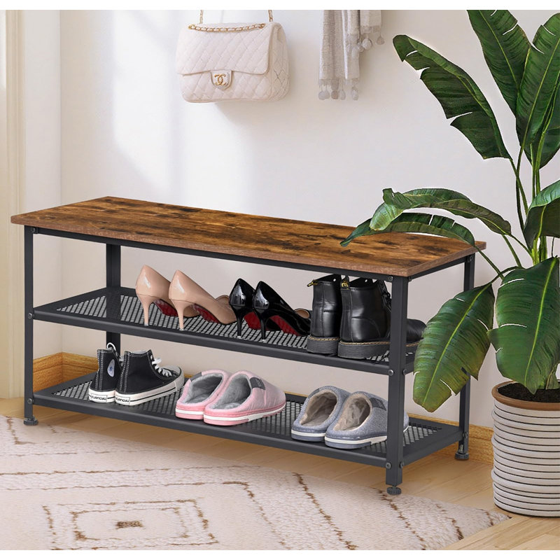 12 Pair Shoe Storage Bench