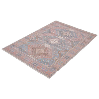 Tapis bleu clair à tissage plat Jaiceion