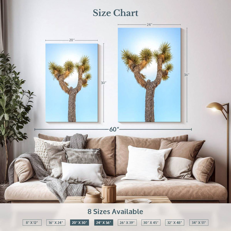 Arbre Harnek Joshua, H 36 po x l 24 po